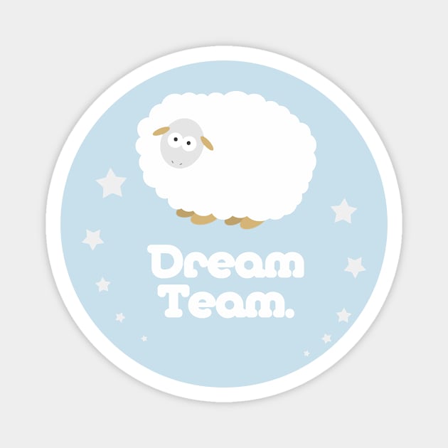 "Dream Team" Baby Sheep Magnet by DV8